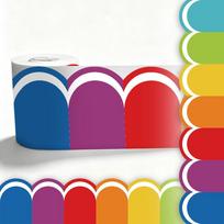 Multicolor Blackboard Border Stickers 10 Meter Wall Decorative Border Sticker  for Students 2