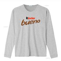 Kinder Bueno Chocolate T Shirt Vintage Washed Stretched Streetwear Breathable Unisex Designer Clothes Stylish Fashion M white