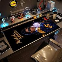 Michael Jackson Dance Pose Large Mouse Pad Keyboard Mat HD Print Desk Pad Non-Slip Rubber Bottom Suitable for Office Gaming PC Laptop 30cmx60cm