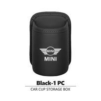 MINI automobilio odinis šoninės durų puodelio laikiklis Atsparus dėvėjimuisi, vandeniui Cooper One JCW Clubman Countryman R55 R56 F55 F56 black