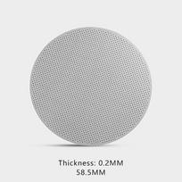 51/53/58 mm daugkartinio naudojimo kavos filtras, karščiui atsparus tinklelis, kavos puodas, kavos aparato filtras, skirtas kavos aparato rankenai, puko ekranas 58.5mm gray