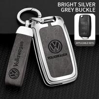 Cinko Lydinio Automobilio Nuotolinio Raktelio Dangtelio Dėklas Korpuso Apsauga CXBR5 Laikiklis Volkswagen VW Polo Tiguan Golf 4 5 Jetta Beetle Scirocco Passat gray