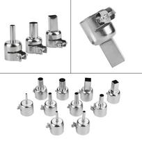 10Pcs Heat Gun Nozzle for 850 Hot Air Soldering Station Round & Square Nozzle