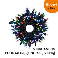 Lempučių girliandos 50 m PROLED RGB