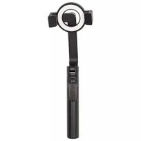 Asmenukių lazda ("Selfie sticks") Selfie kāts Nedis Bluetooth Selfie stick Ring light 5412810454426 SEST300BK (5412810454426)