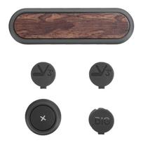 Magnetic Cable Clips Multipurpose Desktop Cord Management Organizer for Home Office Car UseWalnut gray