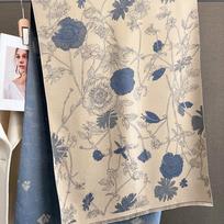 Šiltas žieminis kašmyro šalikas moterims Prabangus Pashmina antklodė stora skara Apvyniojama skarele mada Bufanda Echarpe Poncho gray