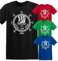 Flokis Shipyard Vikings T-shirt Valhalla Viking Norsemen Norse Floki Top 2XL red