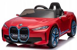 Vaikiškas BMW i4 elektromobilis su nuotolinio valdymo pultu
