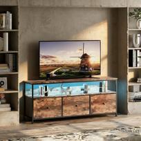 TV staliukas，su LED apšvietimu