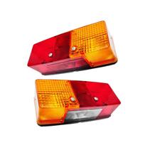 Posūkio signalo komplektas, priekinis žibintas su 12V lemputėmis. Tinka Bomag | Ahlmann | Kubota | Massey Ferguson | Jeep-Wrangler orange