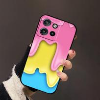 Skirta Motorola Edge 50 Neo dėklas Edge50 Fusion 50S Pro minkštas TPU silikoninis telefono galinis dangtelis Moto S50 X50 Ultra 5G prabangūs Fundas For Moto S50 pink