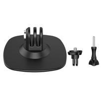 Universal Sticky Camera Mount For Most Action Camera Aluminum Base For Helmets Car Dashboards 180 Tilts Angle Portable gray