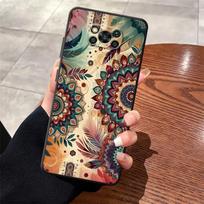 Case for Xiaomi Poco F8 M3 M4 M7 F3 C71 C75 C61 X3 X4 X5 X7 Pro F1 M5 C50 Funda Phone Cover Retro Floral Pattern Poco M5s white