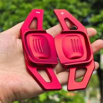 Vairo ratas DSG pavarų perjungimo mentelės prailgintos Volkswagen Tiguan MK2 VW Arteon 2022 Golf7 8Variant Alltrack MK7 T-Cross Passat B8 raudona