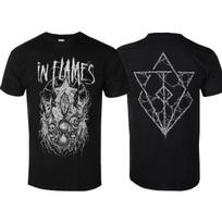 In Flames The Wheel Turns Art Pattern Death Metal Band TShirt Casual Street Style Cotton TShirt For Unisex And Unisex L gray
