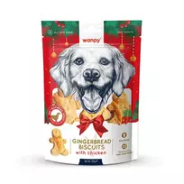 Wanpy skanėstai šunims Gingerbread su vištiena xmas, 100g