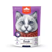 Wanpy skanėstas katėms, vytintos antienos juostelės,minkštos,80g