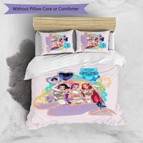 Kpop Demon Hunters Pattern Printed 3PCS Bedding Set, Soft Skin-Friendly Washable Duvet Cover & Pillowcases Set 135cm*200cm