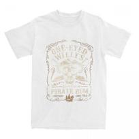 Men One Eyed Willy's Goon Cove Pirate Rum Goonies T Shirts 100% Cotton Clothes Funny Crew Neck Tees Gift Idea T-Shirts L gray