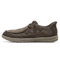 Skechers Comfortable Durable Moccasins Men Shoes Chocolate 211384-CHOC 39.5 black