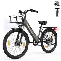 Runetic LE007 Electric Bike 26  250W 36V 13Ah 25km/h 80km, Gray