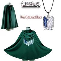 Helovino Vaikų Anime Apsiaustas Shingeki No Kyojin Žvalgybos Legionas Cosplay Kostiumas Cos Žalias Apsiaustas Vyriški Drabužiai Moterys 170CM-180CM blue