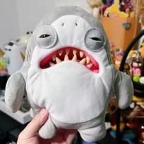 Oficialus Zuru Fuggler X Jaws 50-mečio Bendradarbiavimas Dantų Monstras Juokingas Baisus Monstras Pliušinis Lėlė Dekoracija Kolekcionuojami Žaislai Dovanos white