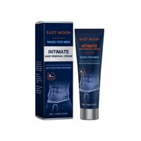 East Moon Men Hair Removal Cream Intimate Areas Painless Removal Reduce Redness Non Irritating Permanent Body Beard Hair Remover