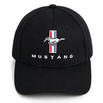 For Ford SMAX Focus Fiesta Mondeo Kuga Mustang Escort Outdoor car Hat baseball cap Embroidered letter Badge Cover Auto p35 valve cap black