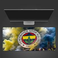 Fenerbahce Players Mouse Pad, Large Gaming Desk Mat, Non-slip XXL Mousepad for Laptop & Tablet, Mini PC Playmat with Stitched Edges 30cmx60cm(11.8x23.6inch) gray
