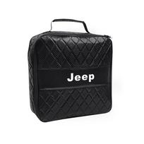 Automobilio įkrovimo pistoletas Odinis krepšys Laikymo dėžutė Automobilio priedai Jeep Grand Cherokee Wrangler JK Gladiator Compass Renegade Avenger