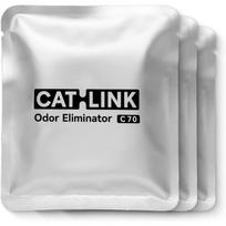 NAUJAS Catlink C70 kvapų šalinimo priemonės keitiklis visoms savaime išsivalančioms kačių tualeto dėžutėms Kačių tualeto kvapų kontrolė 3 vnt. General white