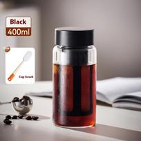 Gianxi Seal Cold Brewing Pot Coffee Cup Portable Glass Cup Cold Brewing Water Cup American Summer Cold Brewing Cup 430-560ml white