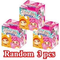 Wakuku FoxandBunny Trickor Treat Blind Box Linda Action Character Wakuku Mystery Box Fox Bunny Anime Key Ring Doll Bag Surprise To pink