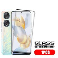 1/2/3/4 PCS For Honor 90 Glass Honor 90 Tempered Glass Protective 9H HD Full Curved Screen Protector Huawei Honor 90 Honor90 Pro For Honor 90 Pro