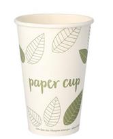 Vienkartiniai puodeliai, be plastiko, popierius, 300 ml, D 8 cm, 50 vnt