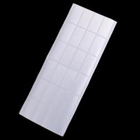 100Pc Blank Security Seal Tamper Proof Warranty Void Label Stickers Matte Silver white