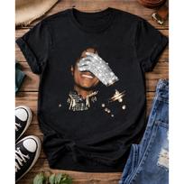 Michael Jackson Moonwalk Shirt Vintage King of Pop Retro Graphic Tee M brown