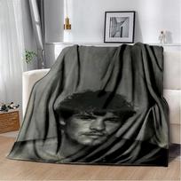 3D Shawn Mendes ranka rašyta dainininko minkšta pliušinė antklodė, flanelinė antklodė mesti antklodė svetainei, miegamajam, lovai, sofai, vaikiška dovana 75x90cm gray