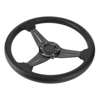 350mm/14in Racing Car Drifting Steering Wheel Replacement Universal Modified AccessoryBlack gray
