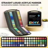 Acrylic Paint Markers Pen Soft Head Direct Liquid Graffiti Painting QuickDry Pigments Art Supplies for Felt