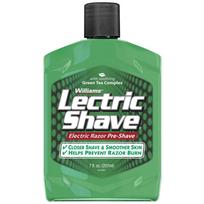 Williams Electric Shave Elektrinis skustuvas Elektrinis skustuvas Ounce Williams Electric Shave Elektrinis skustuvas Prieš skutimąsi 198g green