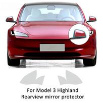 Heenvn For Tesla Model Y /3 Highland 2023 TPU Up Car Window B Pillars Transparent Protective Film Anti-Scratch Car Accessories