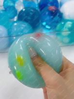 Vandenyno mėlynumo šalta košė Streso kamuoliukas Buteliukas Minkštos formos Traškus Suspaudžiamas kamuoliukas Asmr Sensory Anti-stress Žaislai sukamiesiems suaugusiems blue