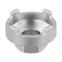 Single Speed 4 Notch Freewheel Puller Tool Compatible with Socket Wrenches gray