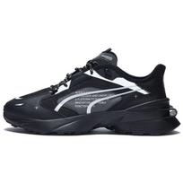 Puma PWRFrame OP-1 Tech Black Silver Unisex Sneakers 383423-01 42.5 gray