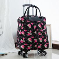 Didelės talpos korėjietiško stiliaus kuprinė su ratukais studentams, ideali trumpoms kelionėms, pritaikoma su logotipo spausdinimu Medium 4-Wheel (No Strap) black