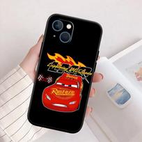 Cars Lightning McQueen New High-End Shell Phone Case for iPhone 16 15 14 13 12 Pro Max Plus Mini iPhone 14 black