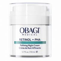 Obagi Medical - Retinol + PHA Refining Night Cream, naktinis veido kremas su retinoliu, 50 ml